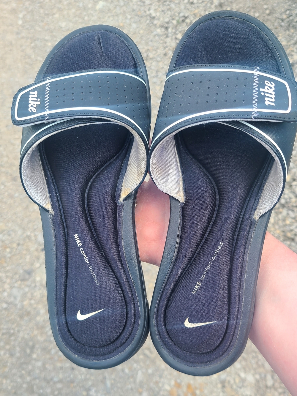 Nike Women's Black Slide Sandals